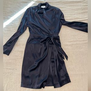 Nanushka navy dress